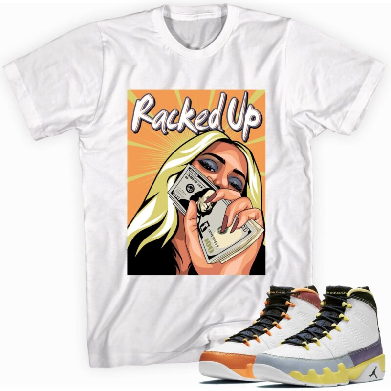 Air Jordan 9 Retro Change The World T Shirt Racked Up Matching Outfits 1