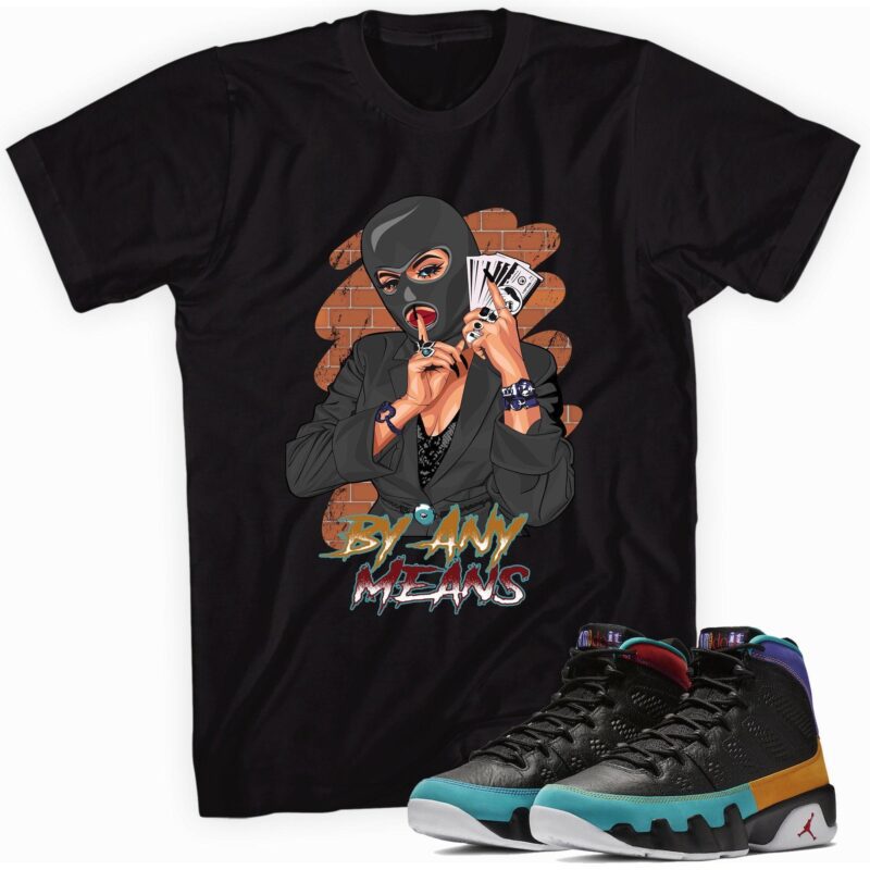 Air Jordan 9 Retro Dream It Do It T-Shirt - By Any Means Matching Outfits