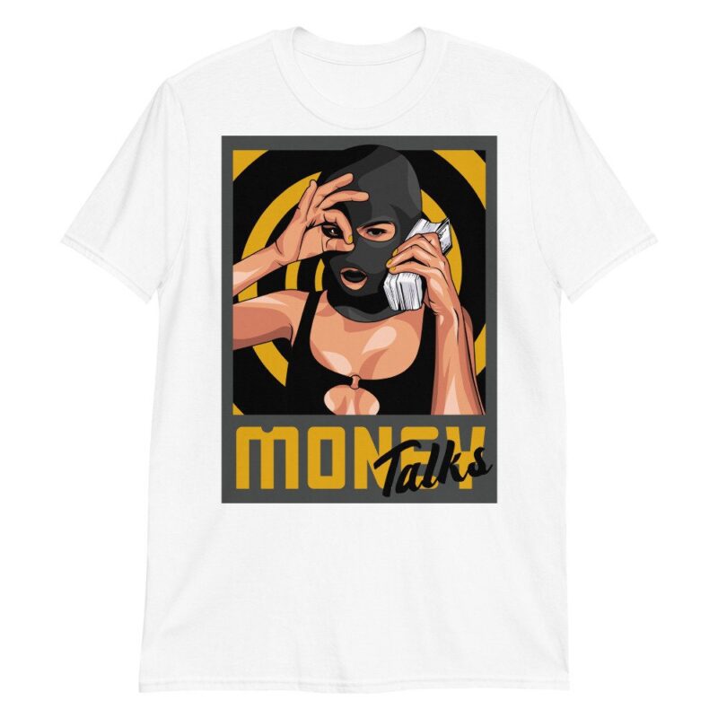 Air Jordan 9 University Gold T Shirt Money Talks Matching Outfits 3