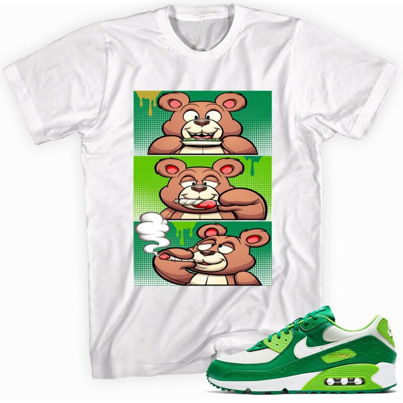 Air Max 90 St. Patricks Day 2021 T Shirt Roll It Lick It Smoke It Bear Matching Outfits 1