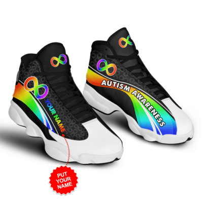 Autism Awareness Air Jordan 13 Custom Sneakers For Fans JD13026 1 Autism Awareness Air Jordan 13 Custom Sneakers For Fans JD13026 1