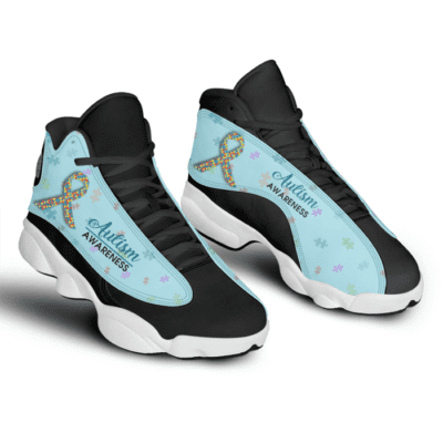 Autism Awareness Air Jordan 13 Custom Sneakers For Fans JD13027 1 Autism Awareness Air Jordan 13 Custom Sneakers For Fans JD13027 1