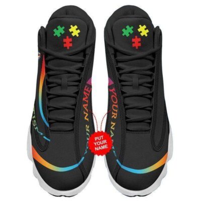 Autism Awareness Air Jordan 13 Custom Sneakers For Fans JD13028 2