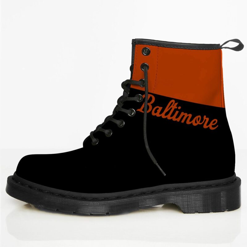 Baltimore Custom Leather Boots For Fans 1