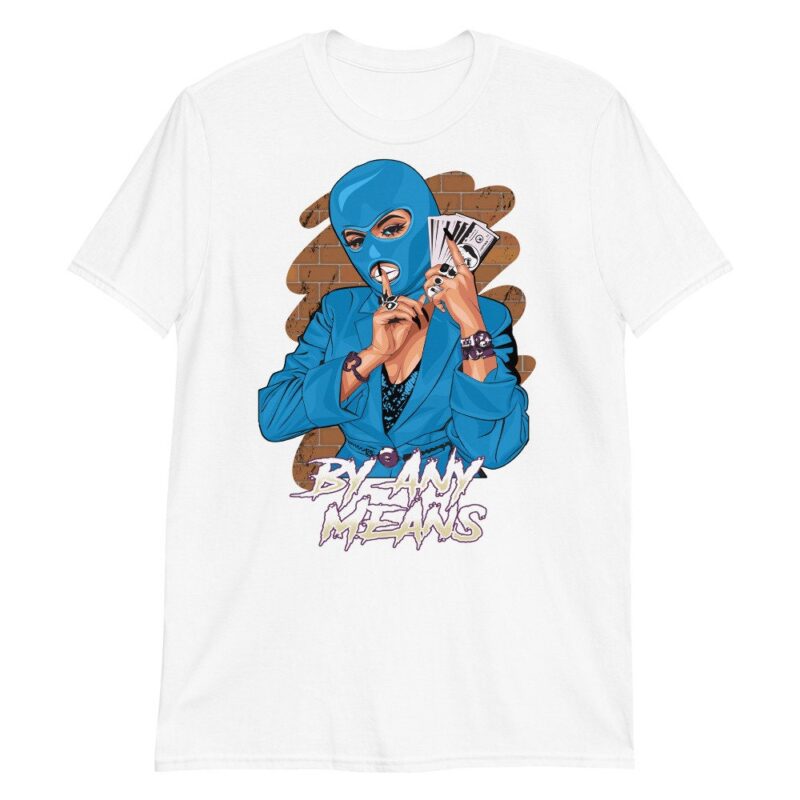 By Any Means T Shirt Made For Dunk Low Undefeated 5 On It Dunk vs. AF1 2