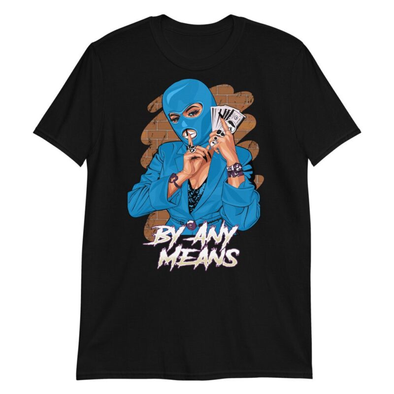 By Any Means T Shirt Made For Dunk Low Undefeated 5 On It Dunk vs. AF1 3