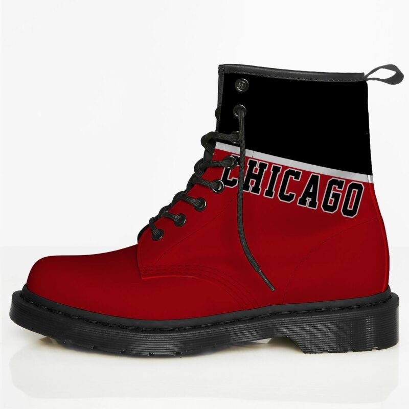 Chicago Custom Leather Boots For Fans 1