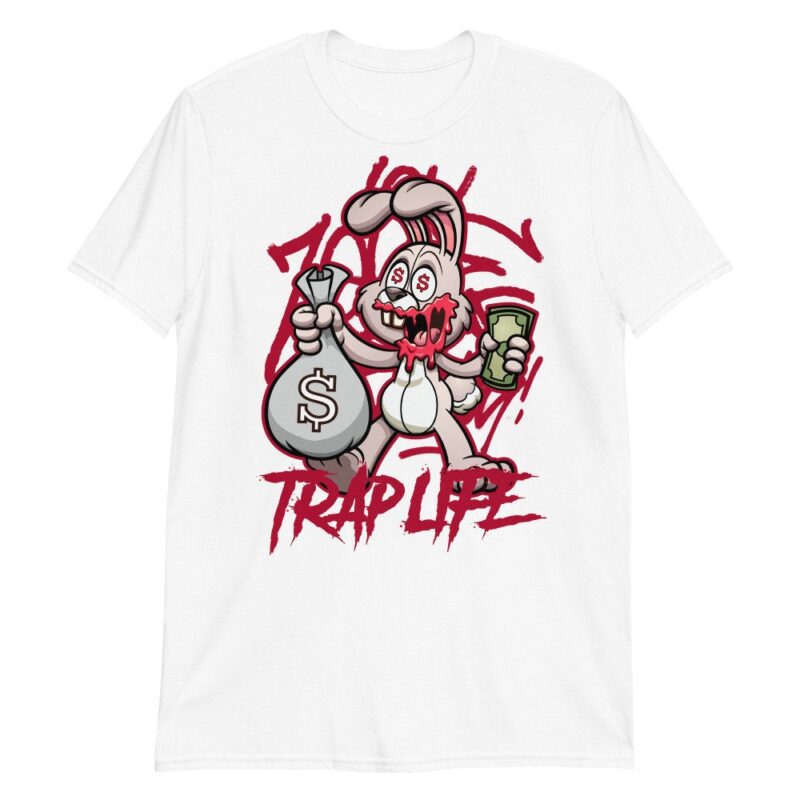 Custom Made to Match Air Jordan 6 Retro Carmine 2021 T Shirt Trap Rabbit Matching Outfits 2