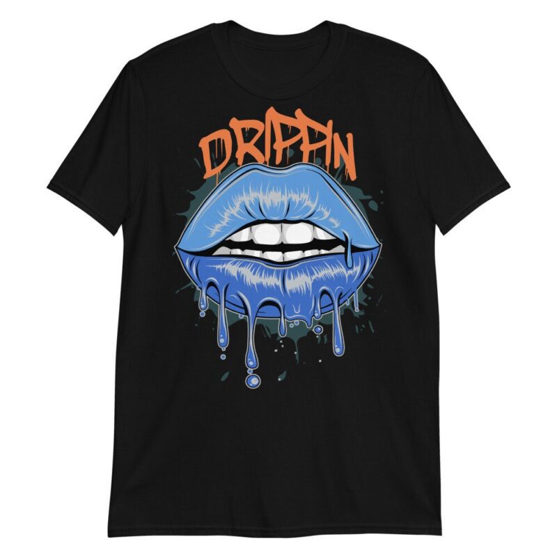 Custom Shirt made to match Yeezy Boost 700 Bright Blue T Shirt Drippin Lips Matching Outfits 2