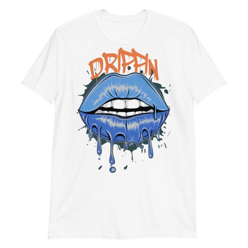 Custom Shirt made to match Yeezy Boost 700 Bright Blue T Shirt Drippin Lips Matching Outfits 3