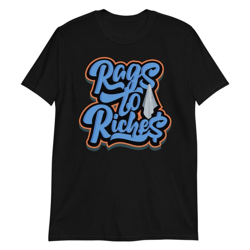 Custom Shirt made to match Yeezy Boost 700 Bright Blue T Shirt Rags to Riches Matching Outfits 2