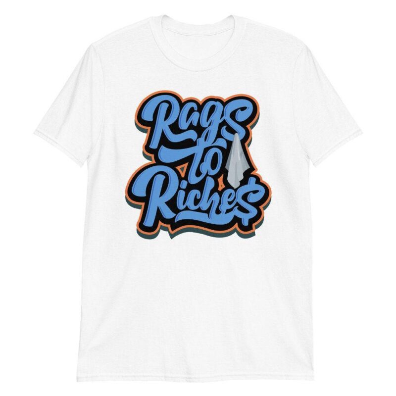 Custom Shirt made to match Yeezy Boost 700 Bright Blue T Shirt Rags to Riches Matching Outfits 3