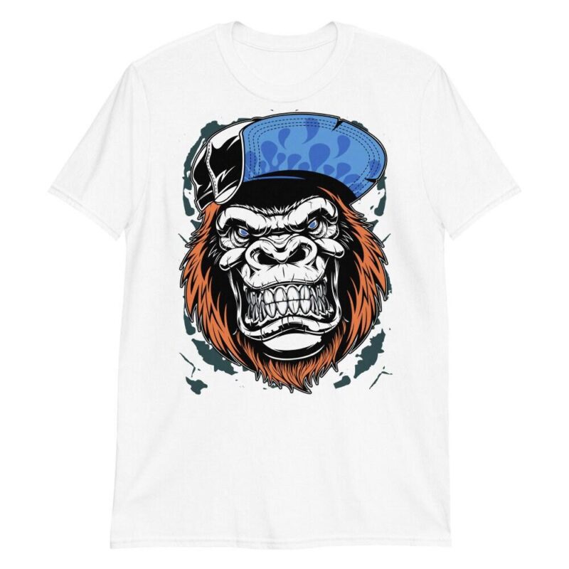 Custom tee made for Yeezy Boost 700 Bright Blue T Shirt Gorilla Beast Matching Outfits 3