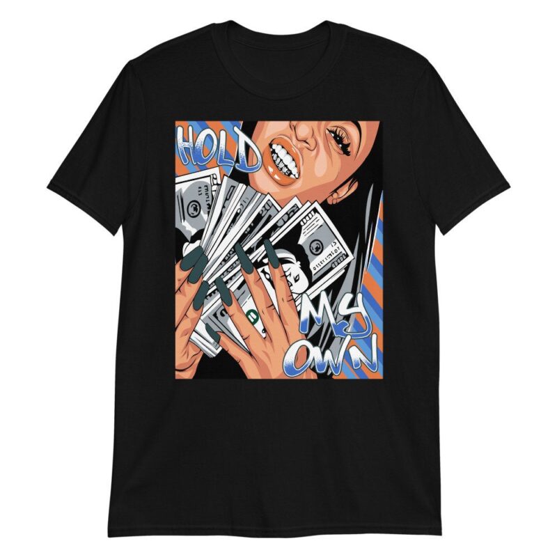 Custom tee made for Yeezy Boost 700 Bright Blue T Shirt Hold My Own Matching Outfits 2