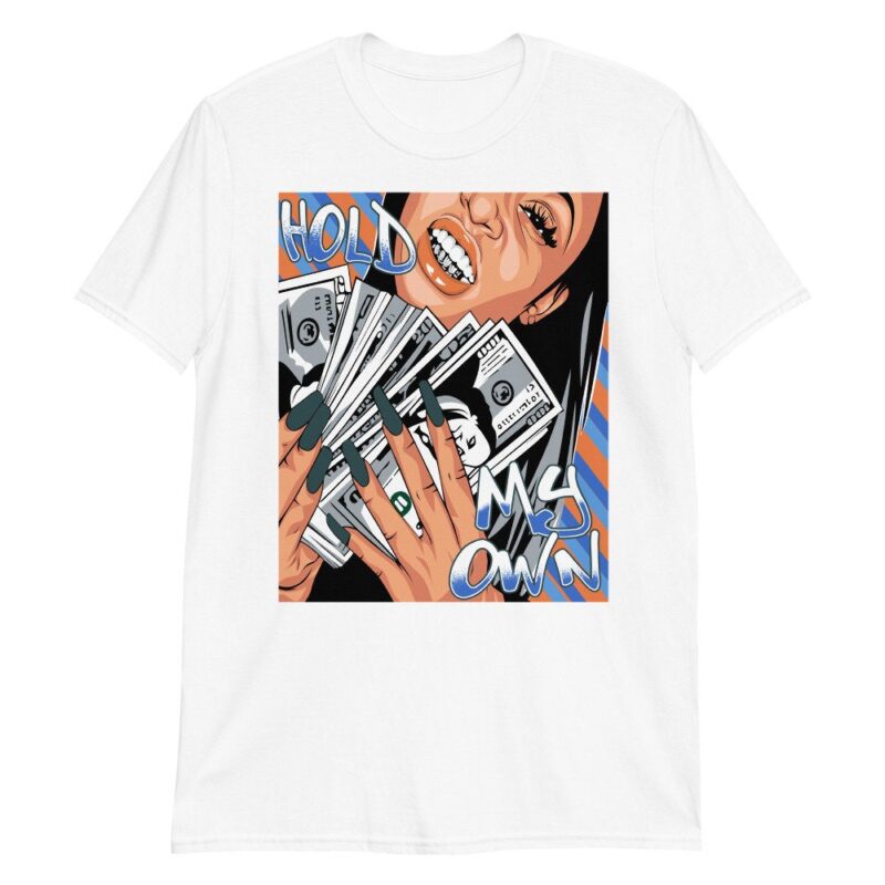 Custom tee made for Yeezy Boost 700 Bright Blue T Shirt Hold My Own Matching Outfits 3