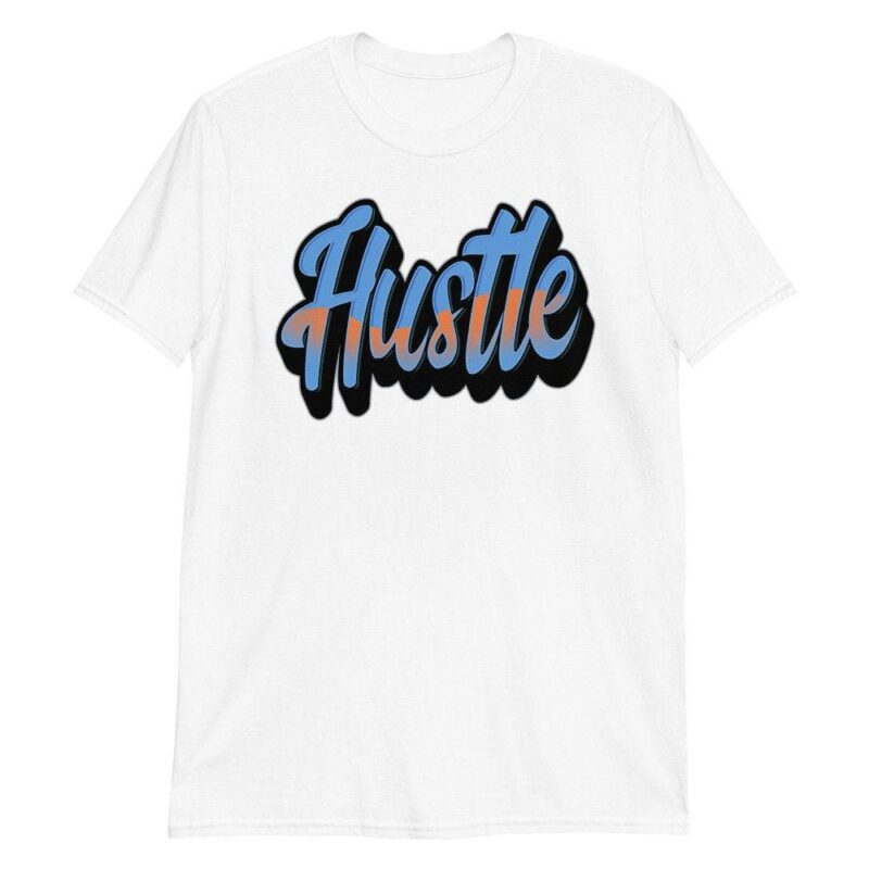 Custom tee made for Yeezy Boost 700 Bright Blue T Shirt Hustle Matching Outfits 3