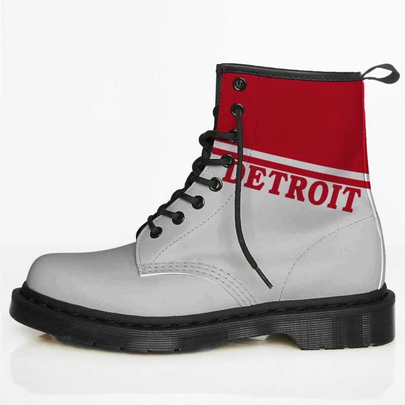Detroit Custom Leather Boots For Fans 1