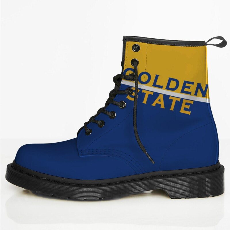 Golden State Custom Leather Boots For Fans 1