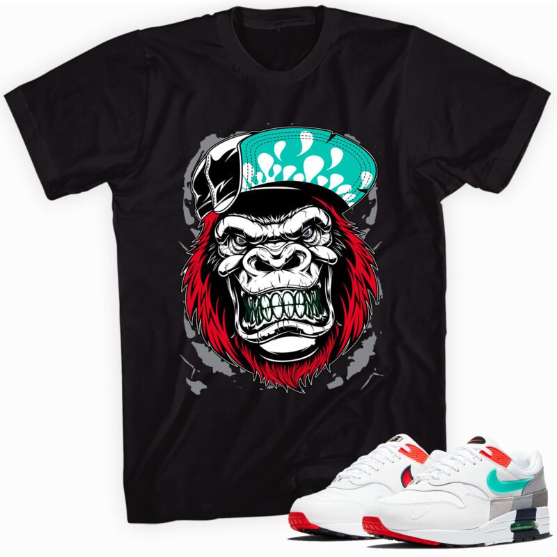 Gorilla Beast Sneaker Shirt Made for Air Max 1 Evolution of Icons Unisex T Shirt Matching Outfits 1