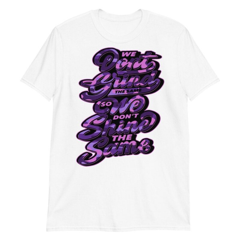 Grind Shine Shirt Made to Match Air Foamposite One Purple Camo 2