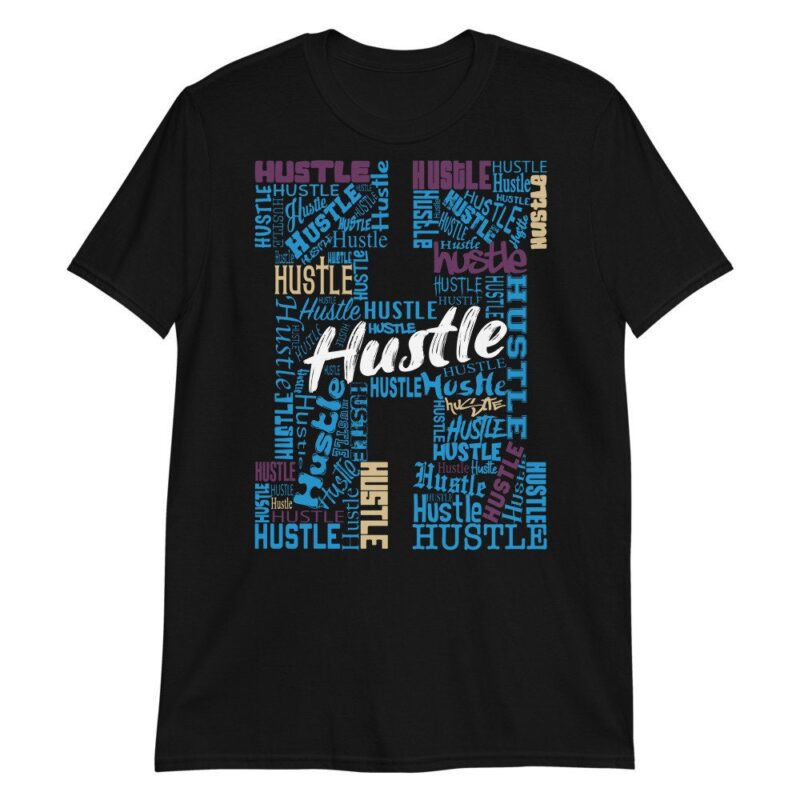 H for Hustle T Shirt Made For Dunk Low Undefeated 5 On It Dunk vs. AF1 Unisex Tee Sneaker Outfit Made by Matchkicks 3