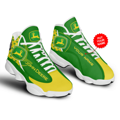 John Deere Air Jordan 13 Custom Sneakers For Fans JD13031 1 John Deere Air Jordan 13 Custom Sneakers For Fans JD13031 1