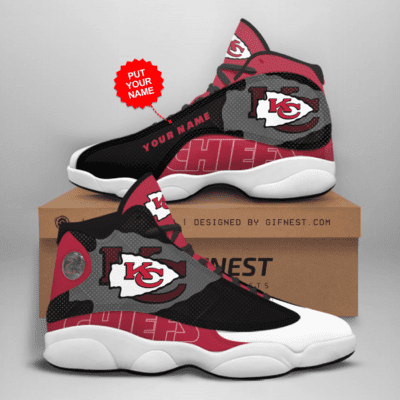 Kansas City Chiefs Air Jordan 13 Custom Sneakers For Fans JD13274