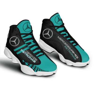 Mercedes-Amg Petronas F1 Air Jordan 13 Custom Sneakers For Fans JD13009 1 Mercedes Amg Petronas F1 Air Jordan 13 Custom Sneakers For Fans JD13009 1