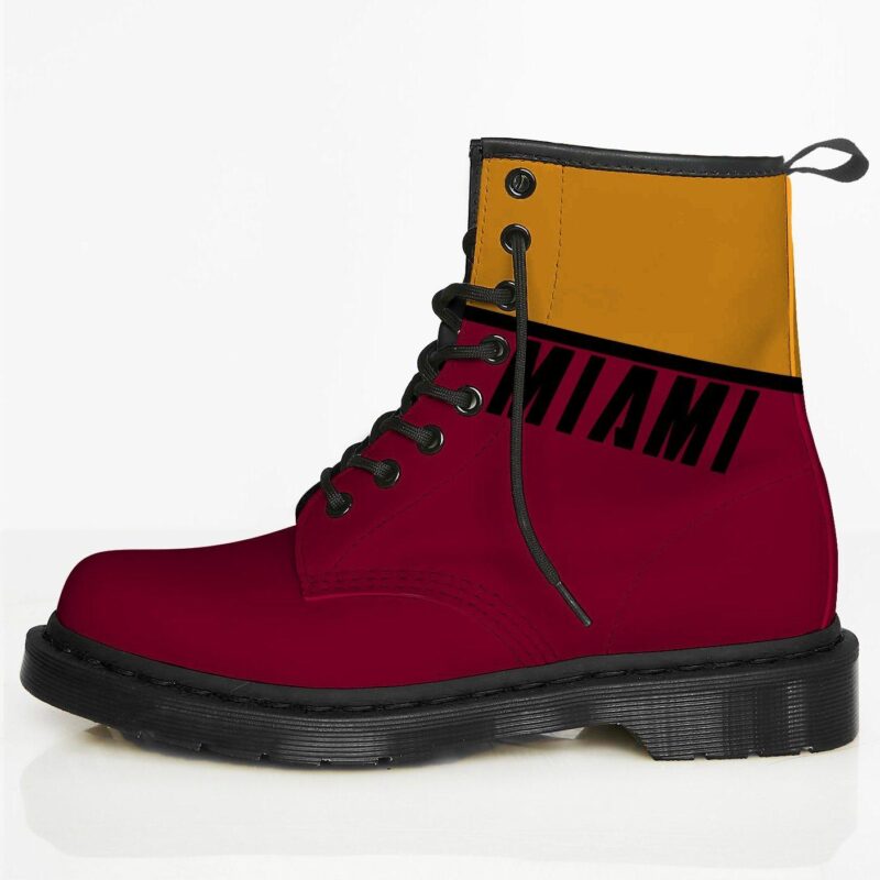 Miami Custom Leather Boots For Fans 1 1
