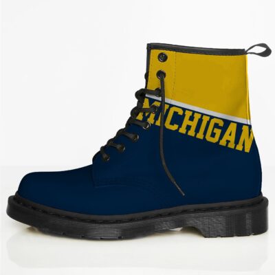 Michigan Custom Leather Boots For Fans 1
