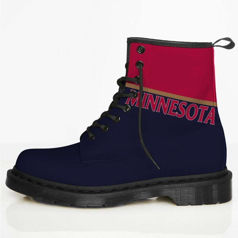 Minnesota Custom Leather Boots For Fans 1