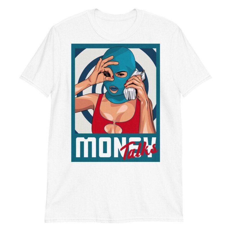 Money Talks Sneaker Shirt Made to Match Air Jordan 4 Retro Sashiko Deep Ocean 2