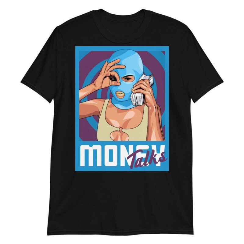 Money Talks T Shirt Made For Dunk Low Undefeated 5 On It Dunk vs. AF1 3