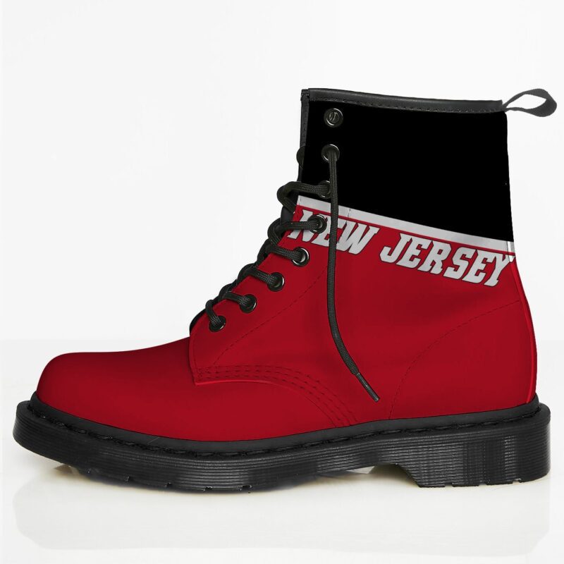 New Jersey Custom Leather Boots For Fans 1