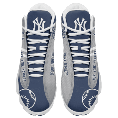 New York Yankees Air Jordan 13 Custom Sneakers For Fans JD13076 2