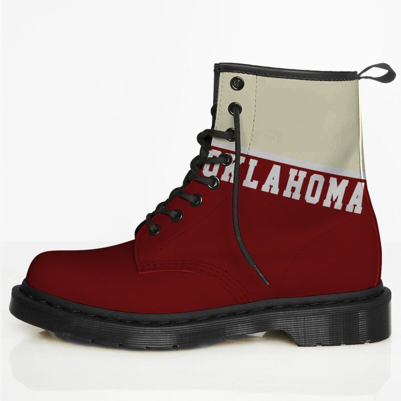 Oklahoma Custom Leather Boots For Fans 1
