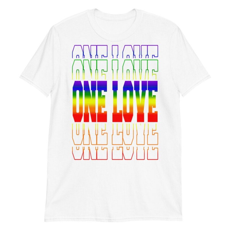 One Love Sneaker T Shirt Made for Air Force 1 Low Be True 2020 Gay Pride Month LGBTQ 2