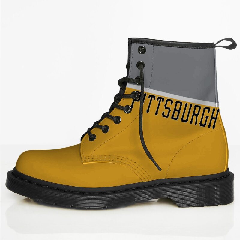 Pittsburgh Custom Leather Boots For Fans 1 1