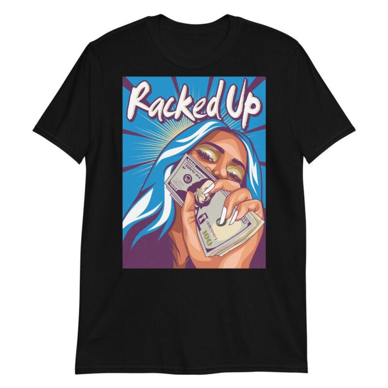 Racked Up T Shirt Made For Dunk Low Undefeated 5 On It Dunk vs. AF1 3
