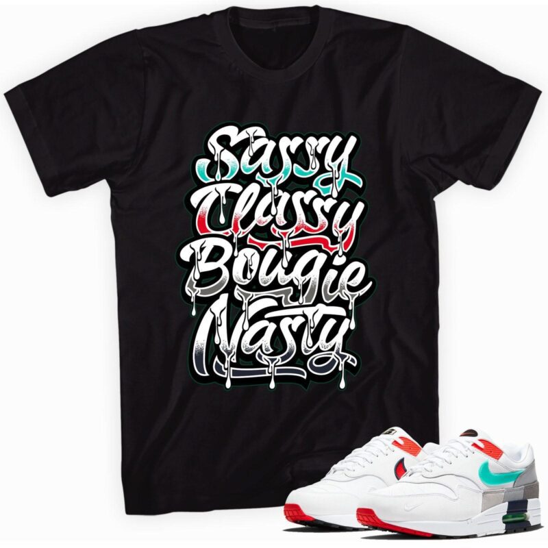 Sassy Classy Sneaker T Shirt Made to Match Air Max 1 Evolution of Icons T Shirt 1