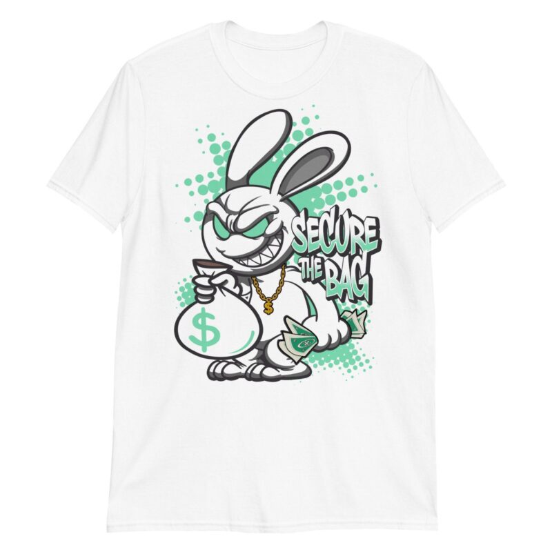 Secure the Bag Adult Unisex T Shirt Made to Match Dunk Low Green Glow 2
