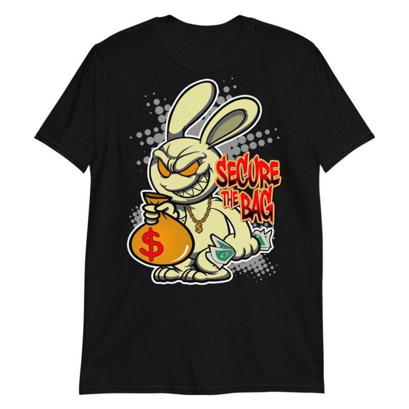 Secure the Bag Rabbit Sneaker T Shirt Made for Air Jordan 5 Retro Off White Sail Matching Outfits 1