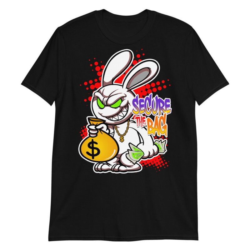 Secure the Bag Rabbit T Shirt Made for Air Jordan 5 Retro What The Matching Outfits 1