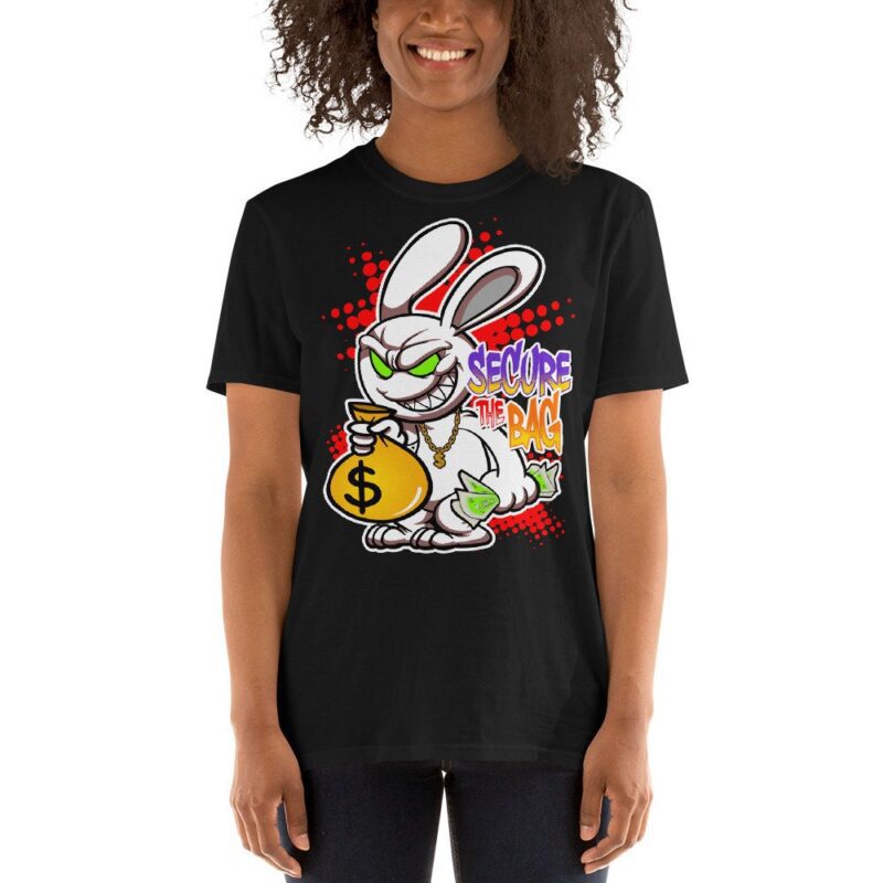 Secure the Bag Rabbit T Shirt Made for Air Jordan 5 Retro What The Matching Outfits 2
