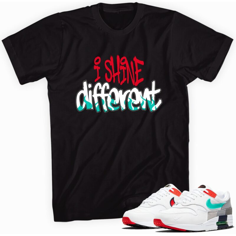 Shine Different Sneaker Shirt Made for Air Max 1 Evolution of Icons Unisex T Shirt Matching Outfits 1