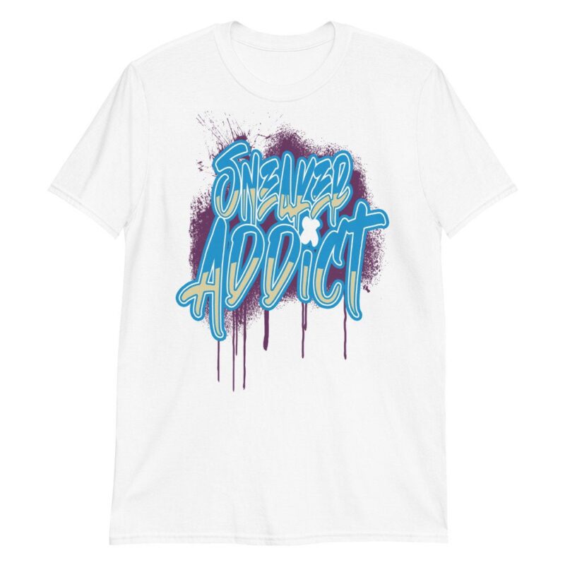 Sneaker Addict Adult Unisex Sneaker T Shirt Made to Match Dunk Low Undefeated 5 On It Dunk vs. AF1 2
