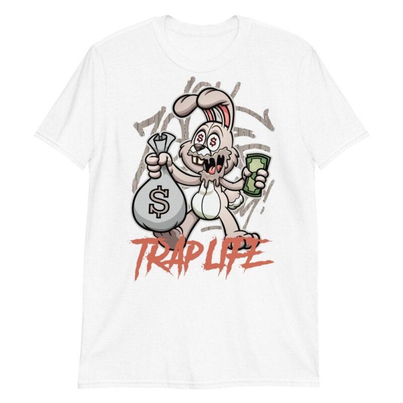 Trap Rabbit Sneaker T Shirt Made for Air Jordan 14 Retro Low Clot X Terracotta Matching Outfits 2