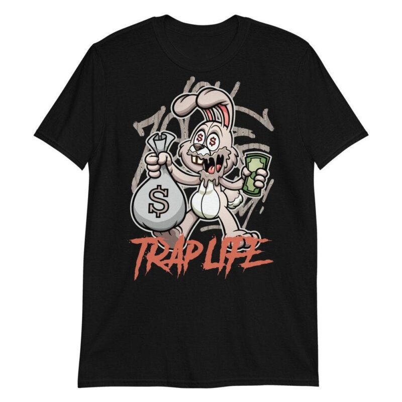 Trap Rabbit Sneaker T Shirt Made for Air Jordan 14 Retro Low Clot X Terracotta Matching Outfits 3