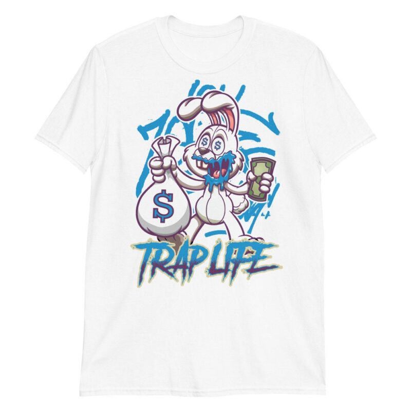 Trap Rabbit T Shirt Made For Dunk Low Undefeated 5 On It Dunk vs. AF1 2