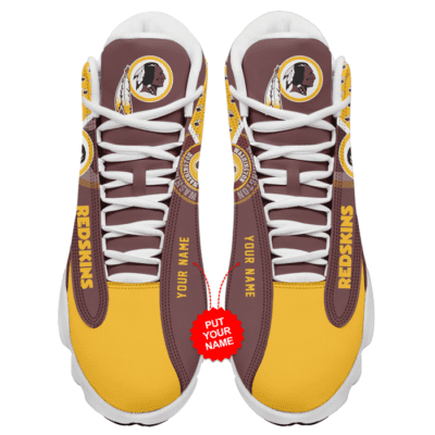 Washington Redskins Air Jordan 13 Custom Sneakers For Fans JD13193 2